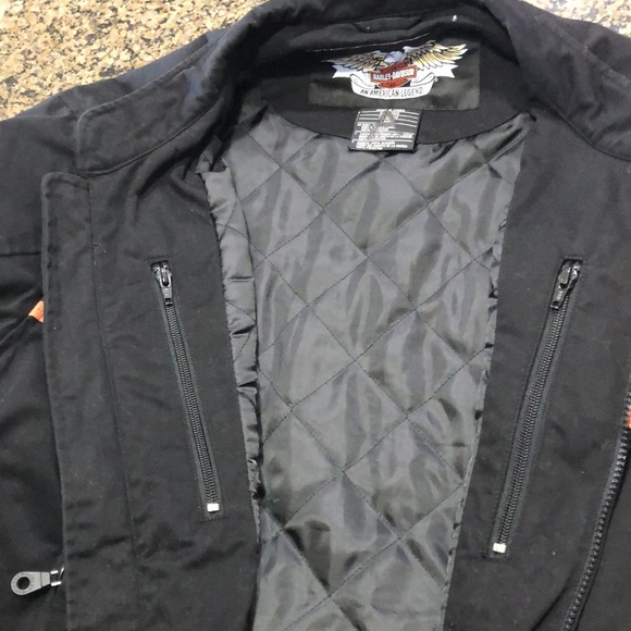 Harley Davidson Denim Jacket Mens L - Picture 6 of 6